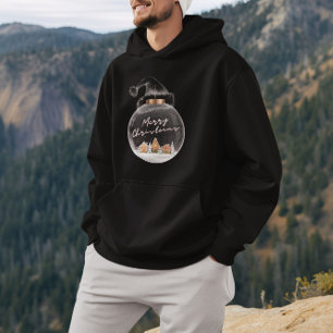Veste À Capuche Joyeux Noël, sapin de Noël