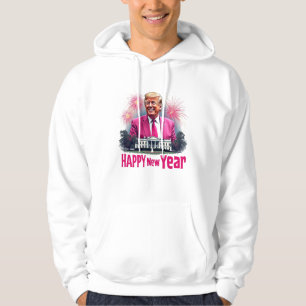 Veste À Capuche Joyeux Nouvel An Trump Jour d'Inauguration 2025