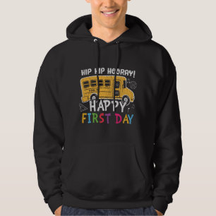 Veste À Capuche Joyeux Premier Jour Rentrée Scolaire Cadeau pour E