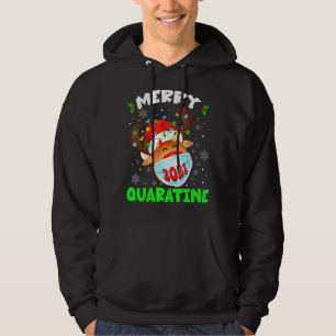 Veste À Capuche Joyeux Quarantine Noël 2021 Reindeer Mask Fami