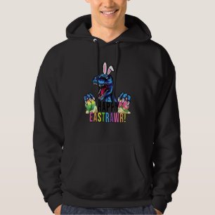 Veste À Capuche Joyeux Rex Dinosaure Jour de Pâques Boeuf Boeuf B