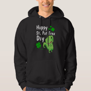 Veste À Capuche Joyeux St Pat Trex Day Dinosaur St Patrick' 1