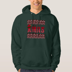 Veste À Capuche Joyeux tricot de Noël tendance Élégant