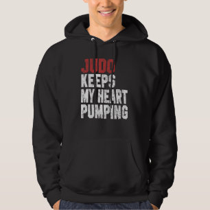 Veste À Capuche Judo pour hommes femmes Judo garde mon cœur Judoka