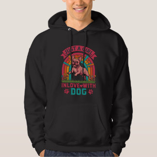 Veste À Capuche Just Girl Inlove Dog French Bulldog Rainbow Paws