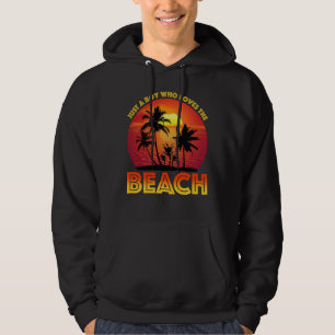 Veste À Capuche Juste Un Garçon Qui Aime La Plage