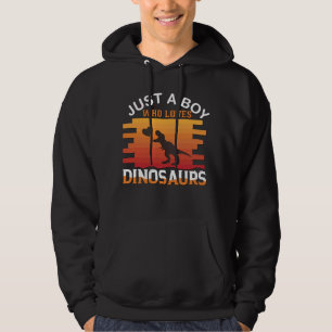 Veste À Capuche Juste un garçon qui aime les dinosaures   Concepti