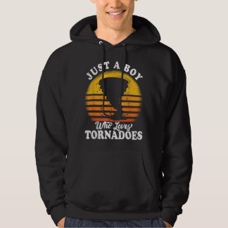 Veste À Capuche Juste Un Garçon Qui Aime Les Tornades Tornado Mete