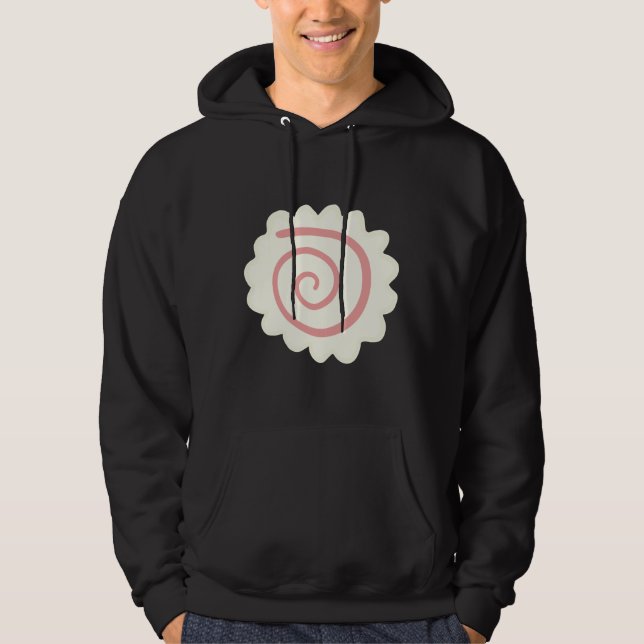 Veste À Capuche Juste Un Petit Gâteau De Poisson (Devant)