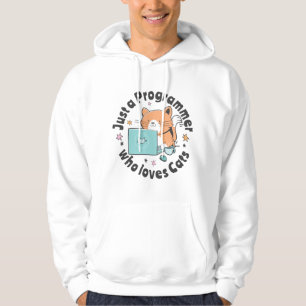 Veste À Capuche Juste un programmeur qui aime les chats