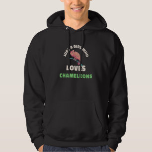 Veste À Capuche Juste Une Fille Qui Aime Chameleons Funny Chameleo
