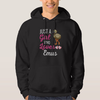 Veste À Capuche Juste Une Fille Qui Aime Emus Cute Emu