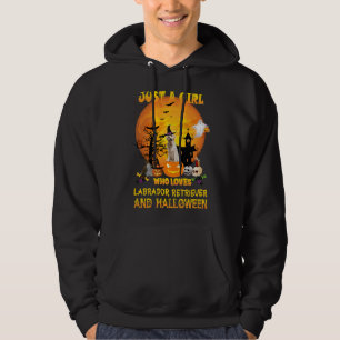 Veste À Capuche Juste Une Fille Qui Aime Labrador Retriever Et Hal