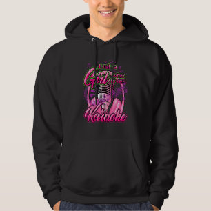 Veste À Capuche Juste une fille qui aime le karaoké