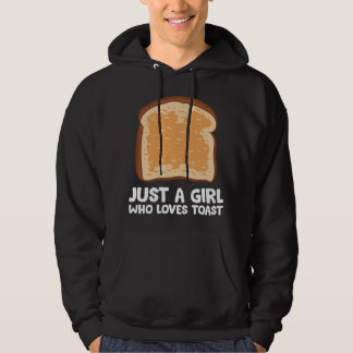 Veste À Capuche Juste une fille qui aime le pain grillé