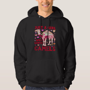 Veste À Capuche Juste Une Fille Qui Aime Les Camels Femmes Fleur D