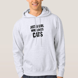Veste À Capuche Juste une fille qui aime les chats – Amour de chat