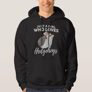 Veste À Capuche Juste Une Fille Qui Aime Les Hérissons Cadeau Pour
