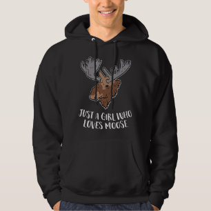 Veste À Capuche Juste une fille qui aime les orignaux Fille origna