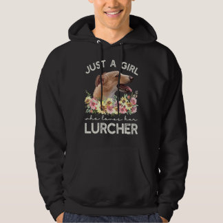 Veste À Capuche Juste Une Fille Qui Aime Son Lurcher