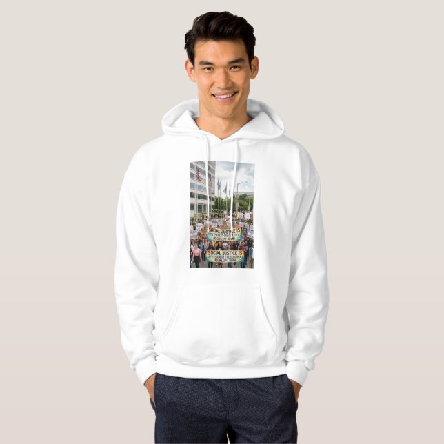 Veste À Capuche Justice sociale (Devant entier)
