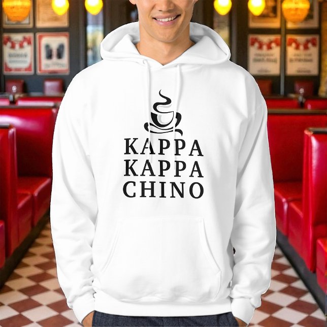 Veste À Capuche Kappa Kappa Chino Grec Lifestyle Drôle (Créateur téléchargé)