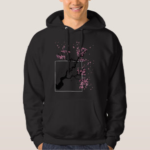 Veste À Capuche Kawaies, arbre à fleurs de cerisier du Sakura japo