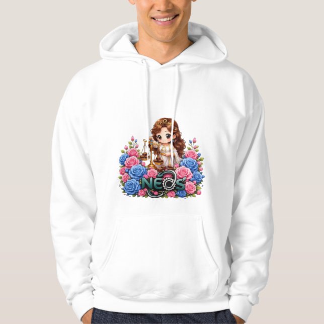 Veste À Capuche Kawaii Zodiac Neos Balance (Devant)