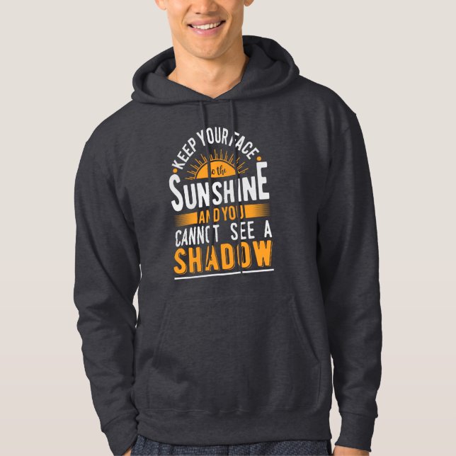 Veste À Capuche KEEP YOU FACE SUNSHINE Hoodie – Brighten Your Day3 (Devant)