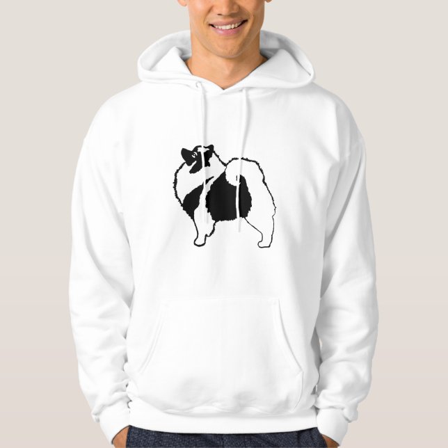 Veste À Capuche Keeshond Graphics - Cute Original Chig Art (Devant)