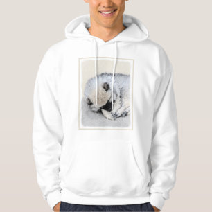 Veste À Capuche Keeshond Sleeping Puppy Peinture Chien Art origina