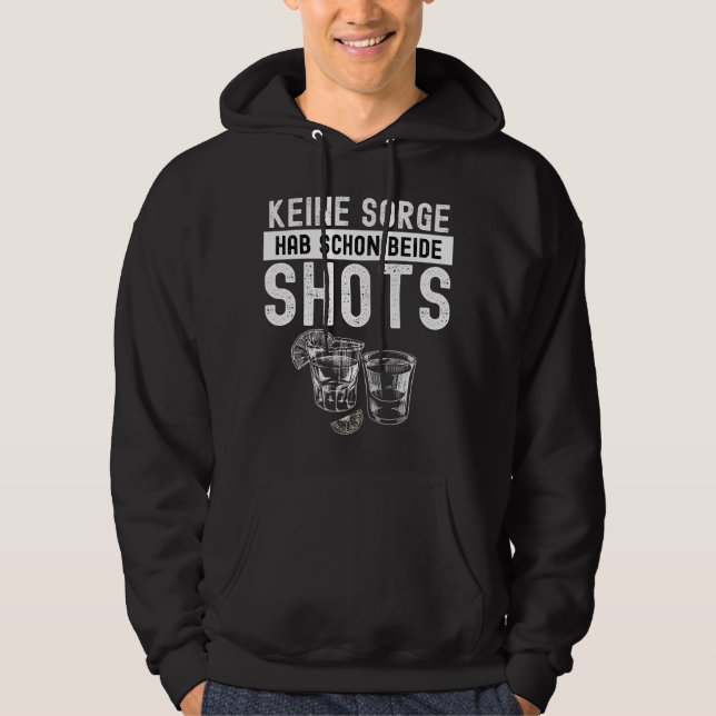 Veste À Capuche Keine Sorge Hab Schon Beide Shorts (Devant)