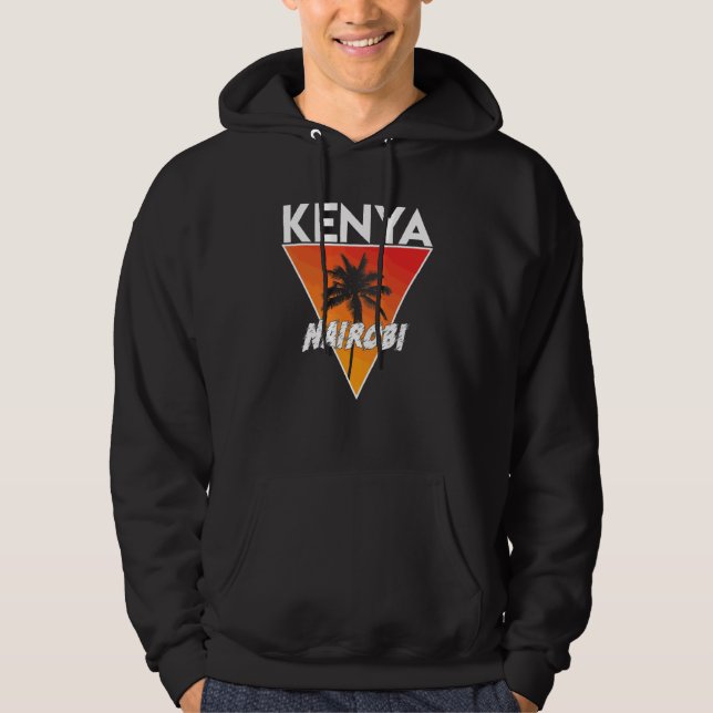 Veste À Capuche Kenya aux couleurs ensoleillées (Devant)