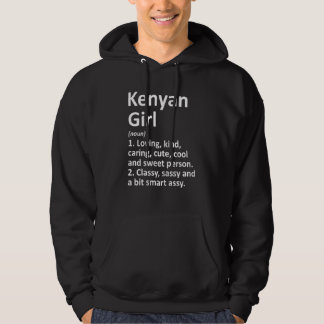 Veste À Capuche Kenyan Girl Kenya Funny Country Home Racines Desce