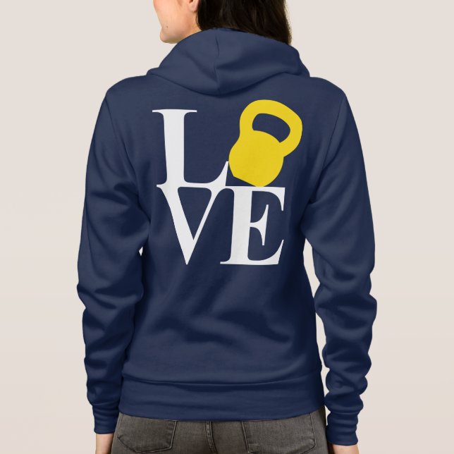 Veste À Capuche Kettlebell Love (Dos)