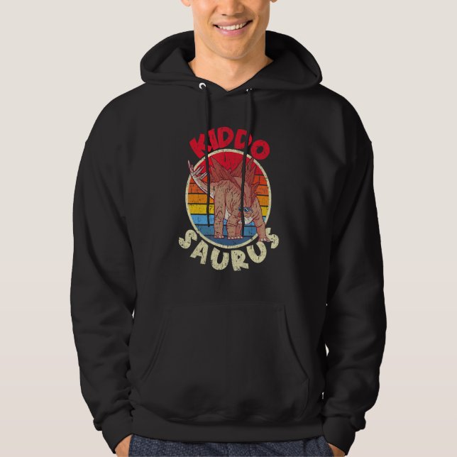 Veste À Capuche Kiddo Saurus I Stegosaurus Stenops I Family Matchi (Devant)
