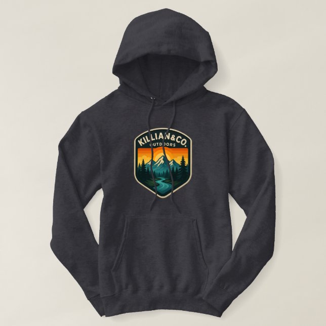 VESTE À CAPUCHE KILLIAN&CO. SUNSET LOGO HOODIE  (Design devant)