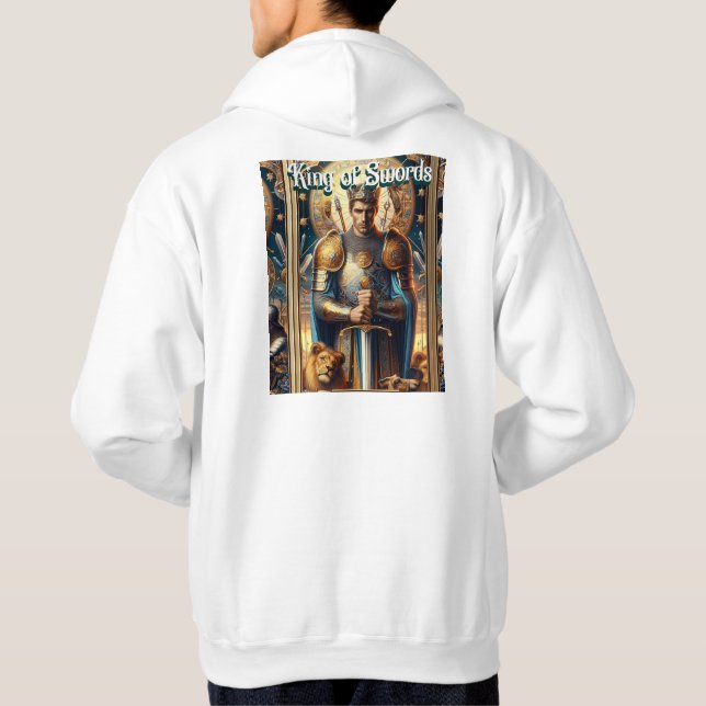 Veste À Capuche King of Swords White Hoodie (Dos)