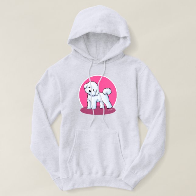 Veste À Capuche KiniArt Bichon Frise (Design devant)
