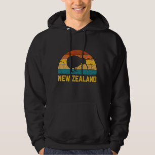 Veste À Capuche Kiwi de Nouvelle-Zélande Rétro 