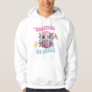 Veste À Capuche Knitting My Peace – Conscious Kawaii Design for Kn
