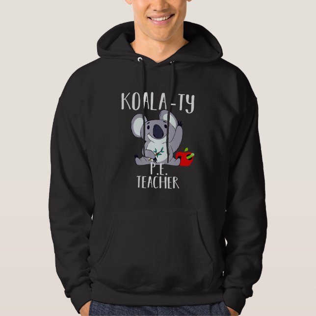 Veste À Capuche Koala-Ty Pe Enseignant École Phys Ed Enseignant Ko (Devant)