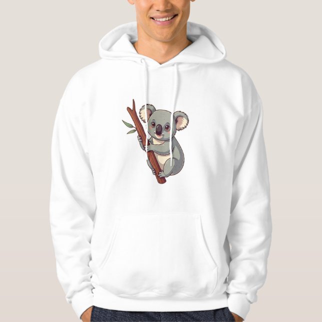 Veste À Capuche Koala-ty Tee - shirt Chillin' Koala Shirts Nature' (Devant)
