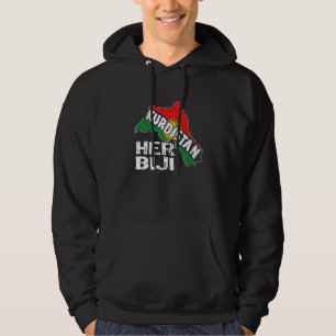 Veste À Capuche Kurdes Kurdistan Newroz Kurdi Drapeau Her Biji Kur