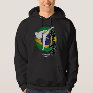 Veste À Capuche Kyokushin Brésil Karate drapeau brésilien Kyokushi