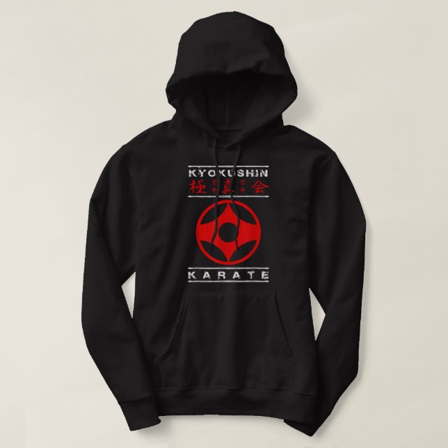 Veste À Capuche Kyokushin Karate Arts martiaux  (Design devant)