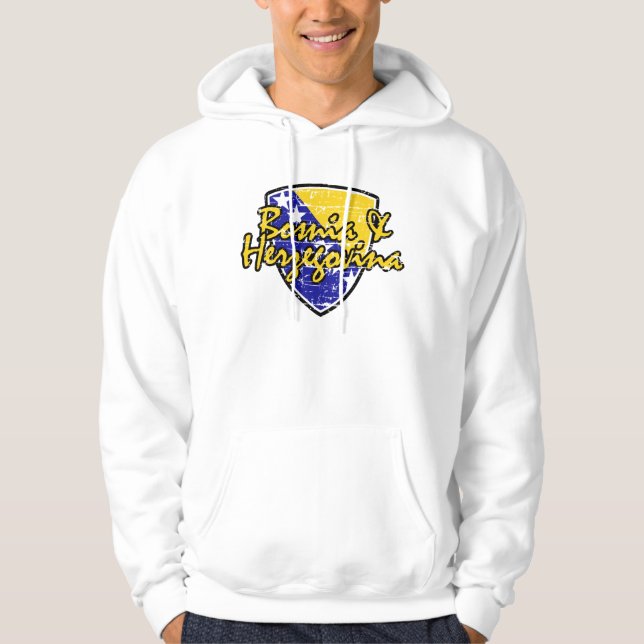 Veste À Capuche La Bosnie-Herzégovine (Devant)