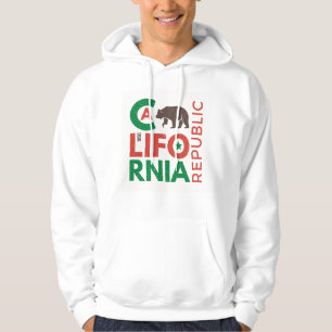 Veste À Capuche La Californie avec le logo d'ours gris