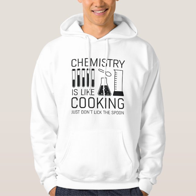 Veste À Capuche La chimie est comme la Cuisine (Devant)