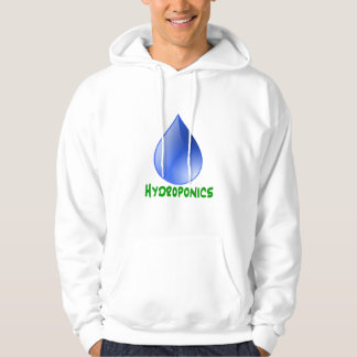 Veste À Capuche La culture hydroponique en texte vert avec de